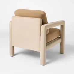 Upholstered Sculptural Accent Chair Brown - Threshold™ Designed With Studio McGee 8 Upholstered Sculptural Accent Chair Brown - Threshold™ Designed With Studio McGee -Home Living GUEST 96baadd8 aab6 44d3 ab92 74d5eb6828f2