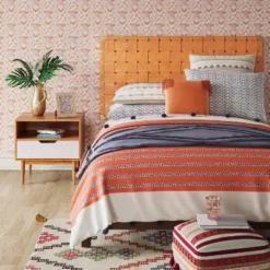 Touraco Nightstand White/Brown - Threshold™ -Home Living GUEST 97cf6a74 bee5 47a7 b1e8 b6f5c2fdf421