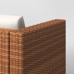 Brookfield Steel Wicker Loveseat - Light Brown - Threshold™ -Home Living GUEST 98eccf06 7d43 4dab b2ee 17a0f019ccde