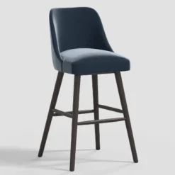 Geller Modern Counter Height Barstool In Shiny Velvet - Threshold™ -Home Living GUEST 9ac6eee9 5900 4278 bafd 6d7a1f2e5e71