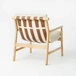 Holly Sling Back Accent Chair Cream/Natural - Threshold™ Designed With Studio McGee Assembly Required -Home Living GUEST 9cc8bd68 2282 4f24 a5d8 481e2294a461 1