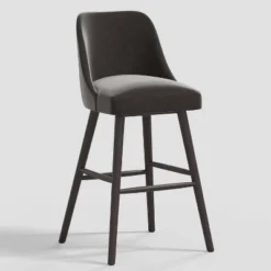 Geller Modern Counter Height Barstool In Shiny Velvet - Threshold™ -Home Living GUEST 9ceee4f4 3532 47ea 9a6e de37379001d8