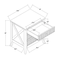 Wrentham Beadboard Farmhouse 3 Drawer Nightstand White - Threshold™ -Home Living GUEST 9d505add fcbd 4de8 a121 292451d6df68