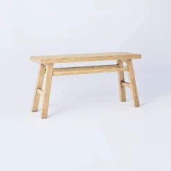 Thatcher Wood Bench - Threshold Designed With Studio McGee™ -Home Living GUEST 9fb1f7a6 8d8e 4084 90d9 8ba8281b759f