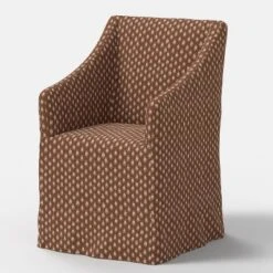 Sloped Arm Slipcovered Dining Chair - Threshold™ -Home Living GUEST a06b65b7 193d 49cd 94de 7db1f7564196