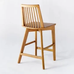 Linden Modified Windsor Wood Counter Height Barstool - Threshold™ Designed With Studio McGee -Home Living GUEST a0dda242 22a5 499c bce3 c8c831287dc5