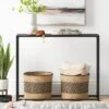 Glasgow Narrow Console Table Black - Threshold™
