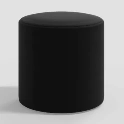 Round Thalia Ottoman In Velvet - Skyline Furniture -Home Living GUEST a21e79c3 a53d 4fa4 9786 ee661912914f