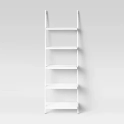 72" Loring 5 Shelf Leaning Bookshelf - Threshold™ -Home Living GUEST a23b32cc a606 41b2 a0b1 43ad83a8d609