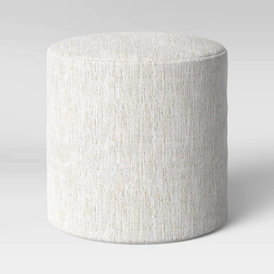 Bodrum Round Upholstered Ottoman - Threshold™ 1 Bodrum Round Upholstered Ottoman - Threshold™