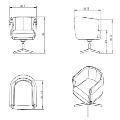 Morpho Swivel Armchair - Threshold™ -Home Living GUEST a3b3d07e 0d72 4668 abc8 9eef5cda41b8