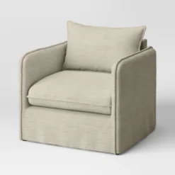 Berea Slouchy Lounge Chair With French Seams - Threshold™ -Home Living GUEST a4884ee6 2324 405e 8c31 e0ba9c27ed26