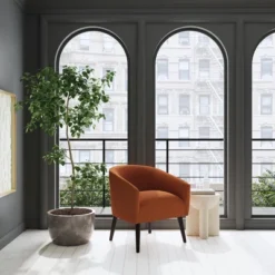 Printers Chair In Textured Linen - Threshold™ -Home Living GUEST a54af641 c6e2 41ac 8306 f3e065161ac4