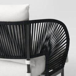 Mackworth Rope Patio Loveseat - Black - Threshold™ -Home Living GUEST a7de083f d665 45f7 aed3 b0b74334c8d3