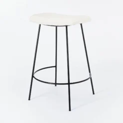 Clarkston Metal Counter Height Barstool With Upholstered Seat - Threshold™ Designed With Studio McGee -Home Living GUEST a86feba4 4168 43e4 b718 43ae445afc85