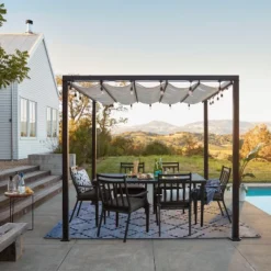 Fairmont Rectangle Steel Patio Dining Table, Outdoor Furniture - Black - Threshold™ 12 Fairmont Rectangle Steel Patio Dining Table, Outdoor Furniture - Black - Threshold™ -Home Living GUEST a8a8b032 4105 410f b9f9 776d31aac4c1