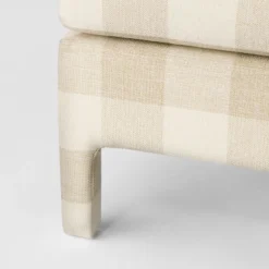 Bellfield Fully Upholstered Bench Checkered - Threshold™ Designed With Studio McGee -Home Living GUEST aa01d626 8daa 424b b2db 3bcc89b4132f