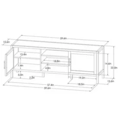 Warwick TV Stand For TVs Up To 69" With Storage - Threshold™ 10 Warwick TV Stand For TVs Up To 69" With Storage - Threshold™ -Home Living GUEST aa5ced08 9927 4c02 baaa 6c8be324d626