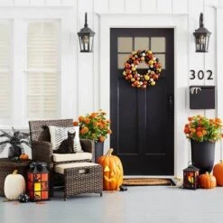 Halsted 5pc Wicker Small Space Patio Furniture Set - Threshold -Home Living GUEST aaa1ed24 5cf3 4083 87f5 c22833e0d51d