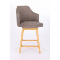 Kinston Swivel Curved Back Upholstered Counter Height Barstool - Threshold™ -Home Living GUEST ac591056 690f 4419 9a77 7e7acc88ba5d