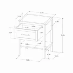 Warwick End Table With Drawer - Threshold™ -Home Living GUEST aceb4d63 ee0d 43ad aff2 c6d7404de1eb