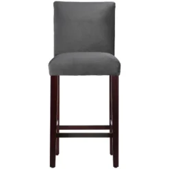 30" Velvet Parsons Barstool Wood - Threshold™ -Home Living GUEST ae968ddc 385e 42db a7a9 708cb697a15f