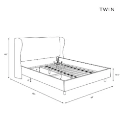 Wingback Platform Bed Velvet - Skyline Furniture -Home Living GUEST aea1005d 028d 4a74 a3ef bfd75d953a75