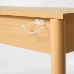 60" Modern Wooden Console Table With Drawer Brown - Threshold™ Designed With Studio McGee -Home Living GUEST af72e073 8636 4ba6 8df2 9eca839d07e1