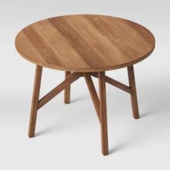 42" Clarksburg Cross Leg Wood Dining Table Round Brown - Threshold™ -Home Living GUEST b0844d9c 6e66 41cb ab0e 59a6aecfce6b