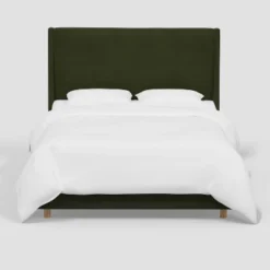 Encino Wingback Bed In Dry Velvet - Threshold™ Designed With Studio McGee