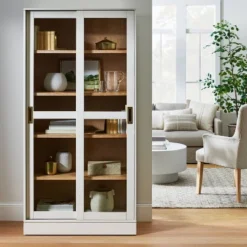 72" Promontory Cabinet With Sliding Doors - Threshold™ Designed With Studio McGee 21 72" Promontory Cabinet With Sliding Doors - Threshold™ Designed With Studio McGee -Home Living GUEST b155d4f0 eae2 44b5 8f8b 7a4c62886824