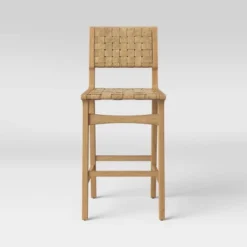 Ceylon Woven And Wood Barstool - Threshold™ -Home Living GUEST b47c260b 137b 44bc 8227 ee206ab69657