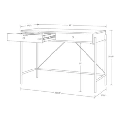 Elowen Desk With Drawer - Threshold™ -Home Living GUEST b50554f0 d825 4feb bced d63f4206ffed