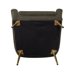 Carmine Luxe Arm Accent Chair With Brass Legs - Threshold™ -Home Living GUEST b6f59835 3277 40ac 8807 c2aa405025ed