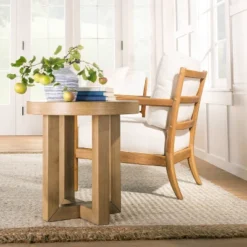 Rose Park Round Wood End Table - Threshold™ Designed With Studio McGee