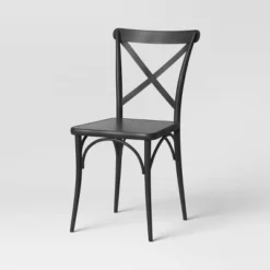 Set Of 2 Malden French Bistro Dining Chair Black - Threshold™ -Home Living GUEST b98d5729 0c98 484d 974b 0fef9dc964cb