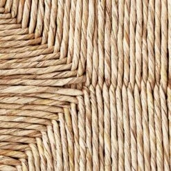 Metal And Rush Weave Top Console Table Black - Threshold™ Designed With Studio McGee: Mahogany Frame, Square Entryway Table -Home Living GUEST bba068bf 9628 4575 94b6 7470824ee209