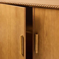 Azorella 2 Door Cabinet Oak Brown - Threshold™ Designed With Studio McGee -Home Living GUEST bcf1ef50 cbf8 4581 a126 ed2920ed808f