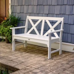 Shawboro POLYWOOD Outdoor Patio Bench - Threshold™ -Home Living GUEST befb0ecf 2b08 4913 9fdb bcf77a273978