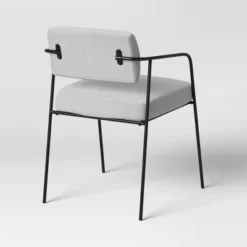 Smyth Metal Frame Upholstered Dining Chair Gray - Threshold™ -Home Living GUEST bf2849fa 2ab8 4c04 aa97 01615c29a3a6