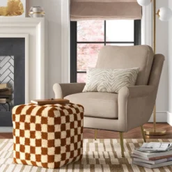 Checkerboard Pouf - Threshold™ -Home Living GUEST c00fc76e 5020 4659 99af b087aafdfb2a