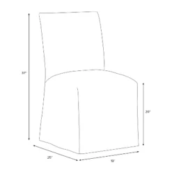 Replacement Slipcover Only For Kay Dining Chair - Threshold™ -Home Living GUEST c0c9a460 86ee 48b5 9ea1 1e80420af3d5