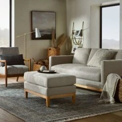 Woodland Hills Wood Base Sofa Light Gray - Threshold™ Designed With Studio McGee -Home Living GUEST c38cec81 1a6c 4015 ab10 83c689dddf83