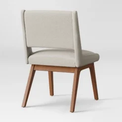 Holmdel Mid-Century Dining Chair Beige - Threshold™ -Home Living GUEST c3b5d68f 1b72 4a75 9143 a532cb7baeb4