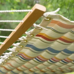 13' Pillowtop Outdoor Fabric Hammock With Spreader Bar Terracotta Pink - Threshold™ -Home Living GUEST c4063e24 05a0 4999 891a 855cd3d9b6e7