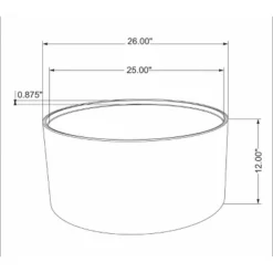 Manila Round Hammered Drum Coffee Table - Threshold™ -Home Living GUEST c735c5e7 eda7 4140 b04b 6b9aa50567be