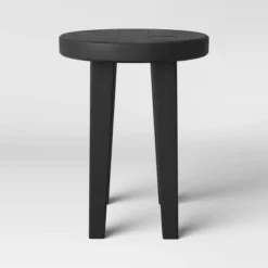Woodland Carved Wood Accent Table - Black - Threshold -Home Living GUEST c81a09d3 1741 4f8f 8822 8ba23599b9d6