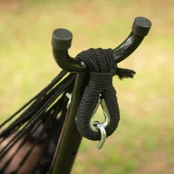 10" Fringe Outdoor Fabric Hammock Black - Threshold™ -Home Living GUEST c8a01de8 7dc6 47de 9dfa a9fc03c6a3c7