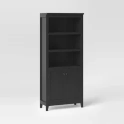 72" Carson 5 Shelf Bookcase With Doors - Threshold -Home Living GUEST c99ab1ed 236d 46d0 bdd4 3e4025da50bb
