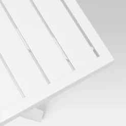 Seabury Steel 4 Person Square Patio Dining Table, Outdoor Furniture - White - Threshold™ -Home Living GUEST c9df465d 9a0c 42b3 b5e4 4d501c2d6dea